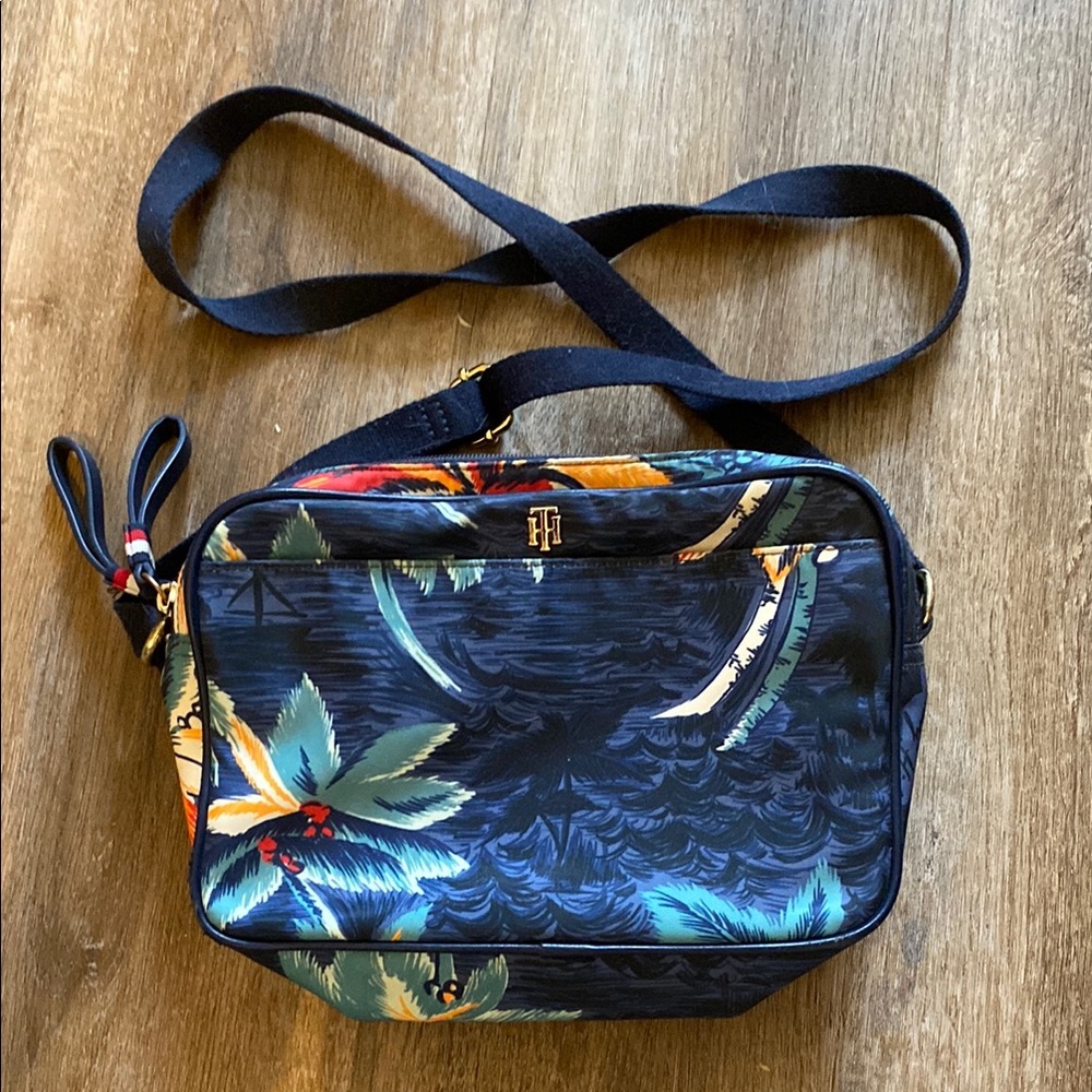 Tommy Hilfiger Tropical Print Crossbody Bag